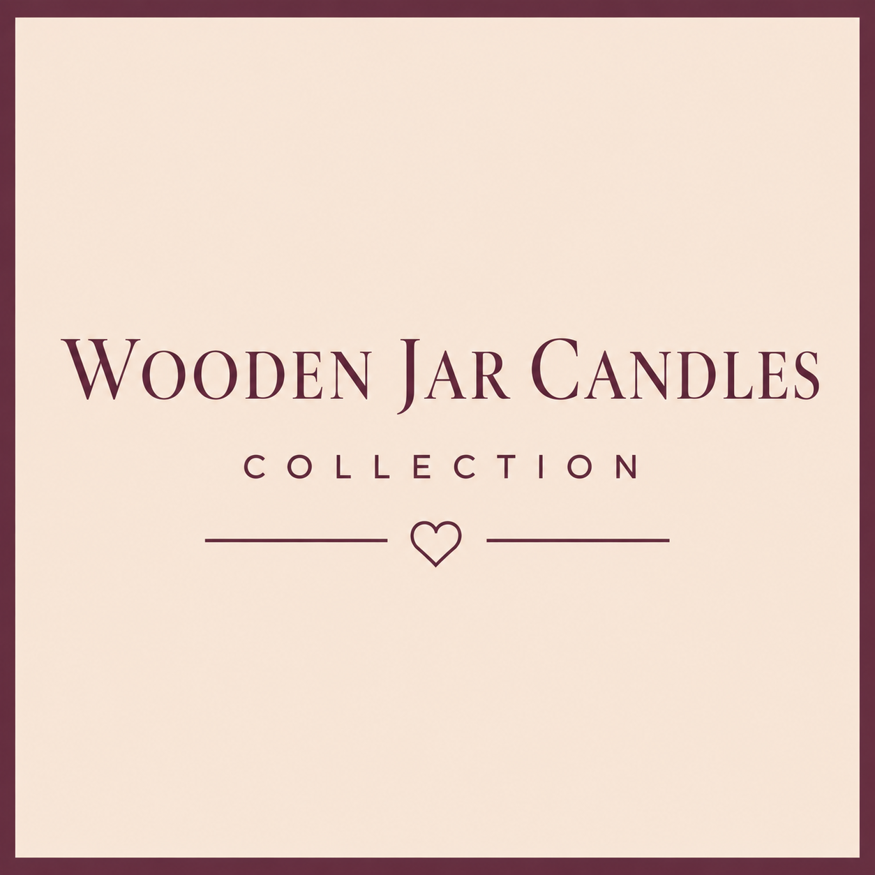 Wooden Jar Candles
